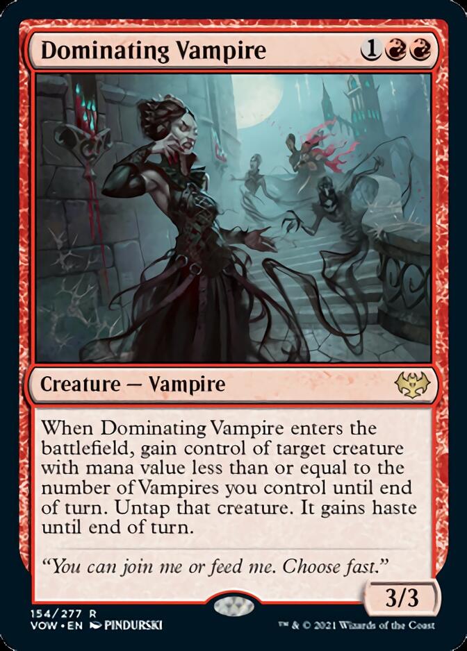 Dominating Vampire [Innistrad: Crimson Vow] | Exor Games New Glasgow