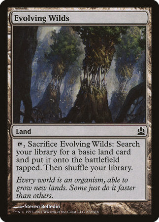 Evolving Wilds [Commander 2011] | Exor Games New Glasgow