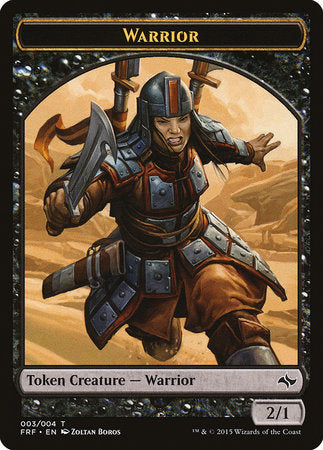 Warrior Token [Fate Reforged Tokens] | Exor Games New Glasgow