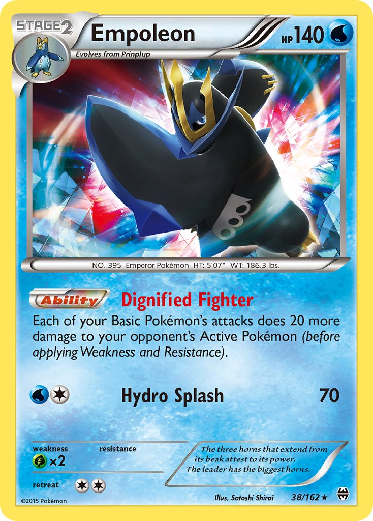 Empoleon (38/162) (Battle Arena Deck Exclusive) (Theme Deck Exclusive) [XY: BREAKthrough] | Exor Games New Glasgow