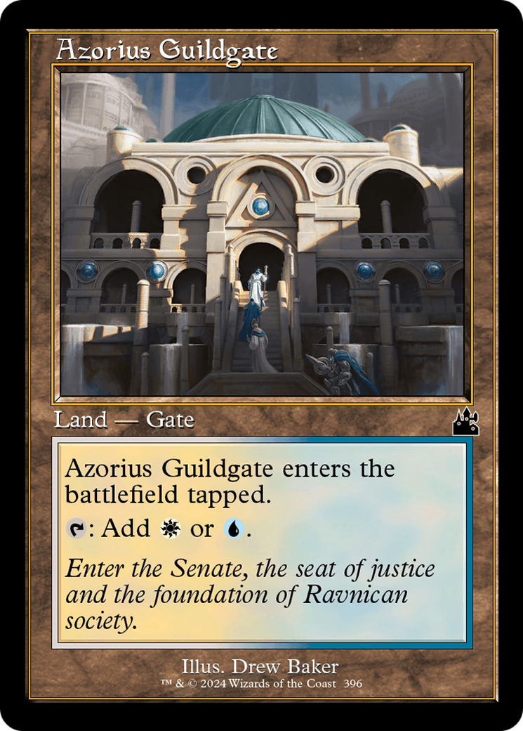 Azorius Guildgate (Retro Frame) [Ravnica Remastered] | Exor Games New Glasgow