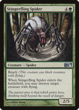 Stingerfling Spider [Magic 2012] | Exor Games New Glasgow