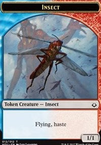 Insect // Warrior Double-sided Token [Hour of Devastation Tokens] | Exor Games New Glasgow