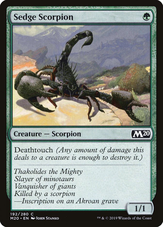 Sedge Scorpion [Core Set 2020] | Exor Games New Glasgow