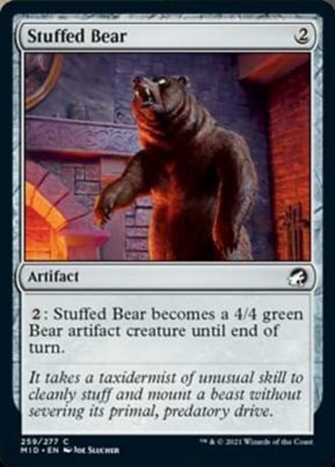 Stuffed Bear [Innistrad: Midnight Hunt] | Exor Games New Glasgow
