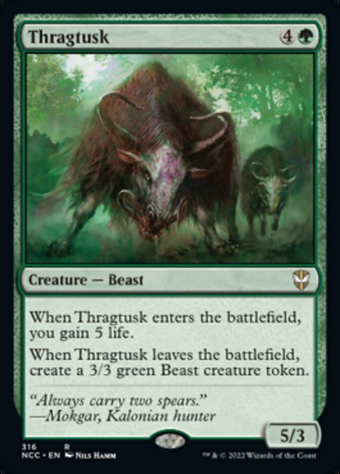 Thragtusk [Streets of New Capenna Commander] | Exor Games New Glasgow