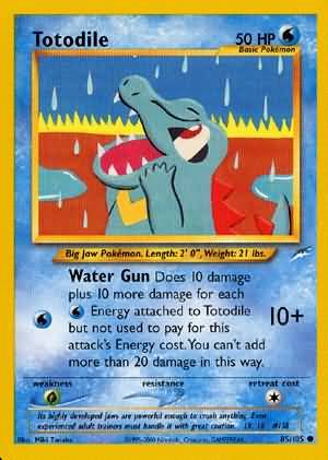 Totodile (85/105) [Neo Destiny Unlimited] | Exor Games New Glasgow