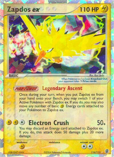 Zapdos ex (116/112) [EX: FireRed & LeafGreen] | Exor Games New Glasgow