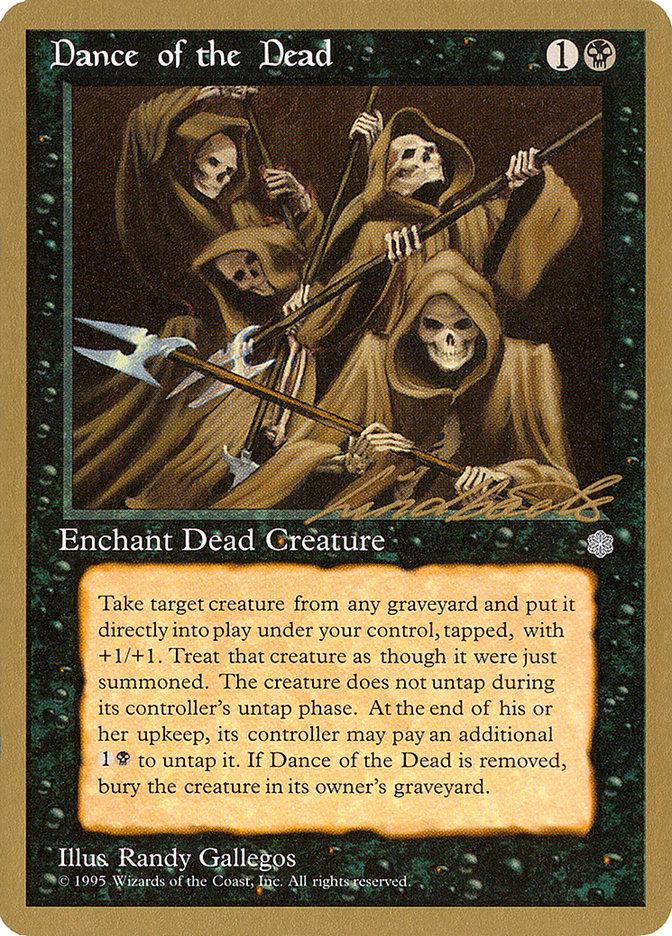 Dance of the Dead (Leon Lindback) [Pro Tour Collector Set] | Exor Games New Glasgow