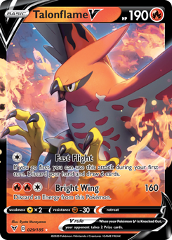 Talonflame V (029/185) [Sword & Shield: Vivid Voltage] | Exor Games New Glasgow