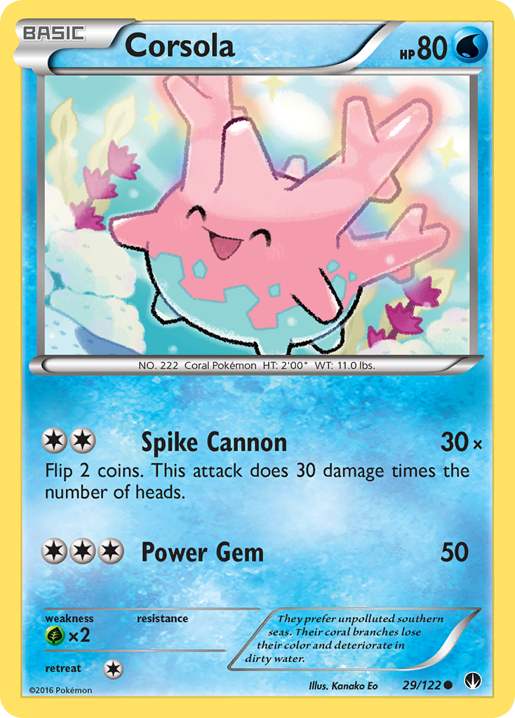 Corsola (29/122) [XY: BREAKpoint] | Exor Games New Glasgow