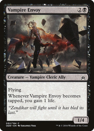 Vampire Envoy [Oath of the Gatewatch] | Exor Games New Glasgow