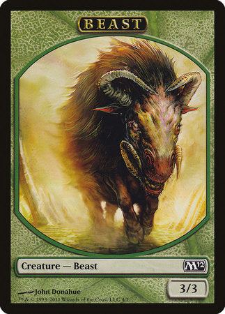 Beast Token [Magic 2012 Tokens] | Exor Games New Glasgow