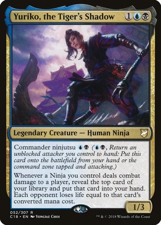 Yuriko, the Tiger's Shadow [Commander 2018] | Exor Games New Glasgow