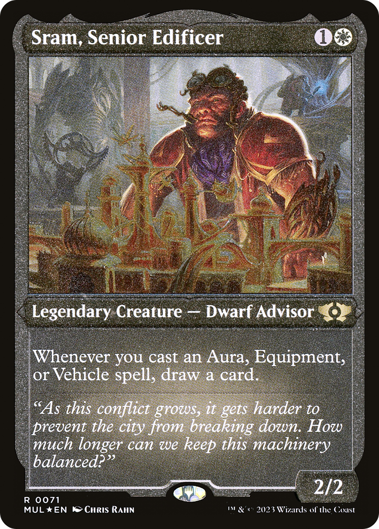 Sram, Senior Edificer (Foil Etched) [Multiverse Legends] | Exor Games New Glasgow