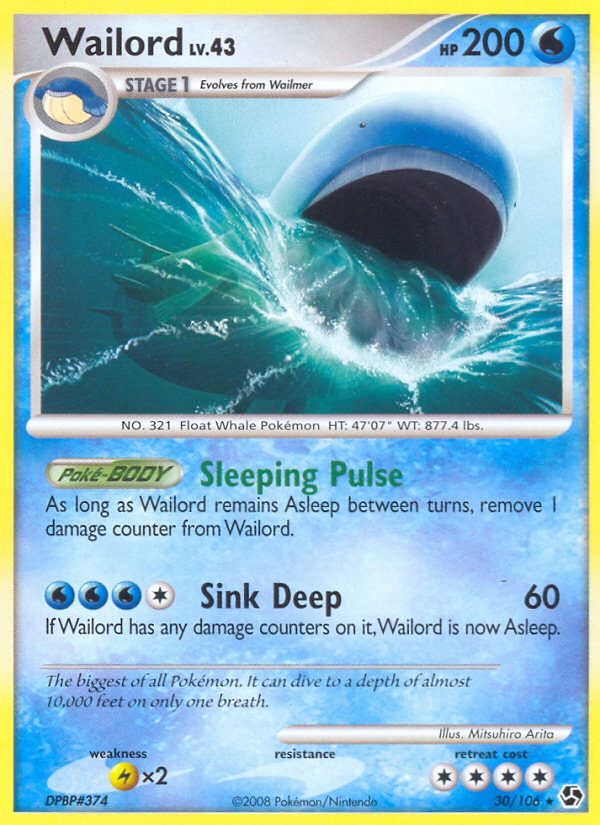 Wailord (30/106) [Diamond & Pearl: Great Encounters] | Exor Games New Glasgow