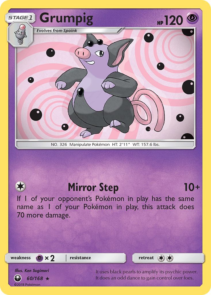 Grumpig (60/168) [Sun & Moon: Celestial Storm] | Exor Games New Glasgow