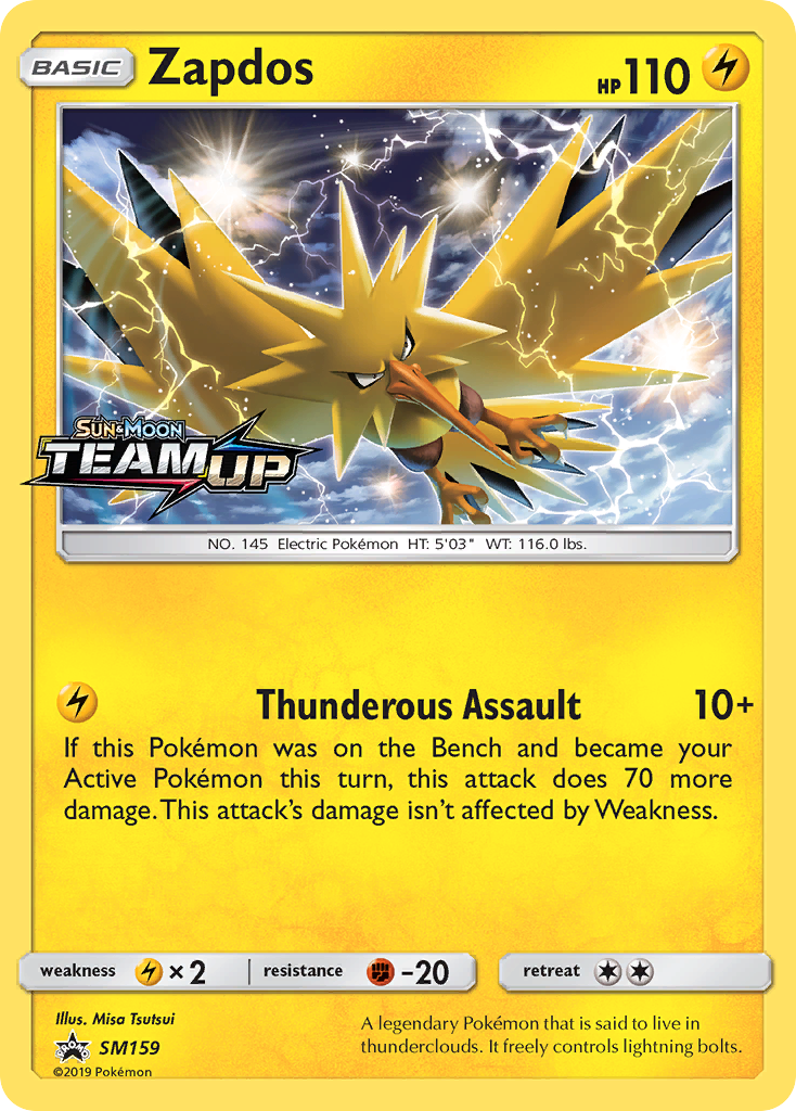 Zapdos (SM159) [Sun & Moon: Black Star Promos] | Exor Games New Glasgow