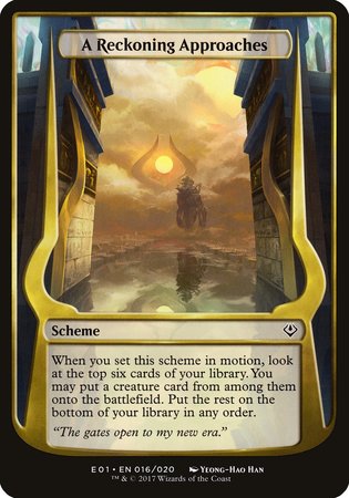 A Reckoning Approaches (Archenemy: Nicol Bolas) [Archenemy: Nicol Bolas Schemes] | Exor Games New Glasgow