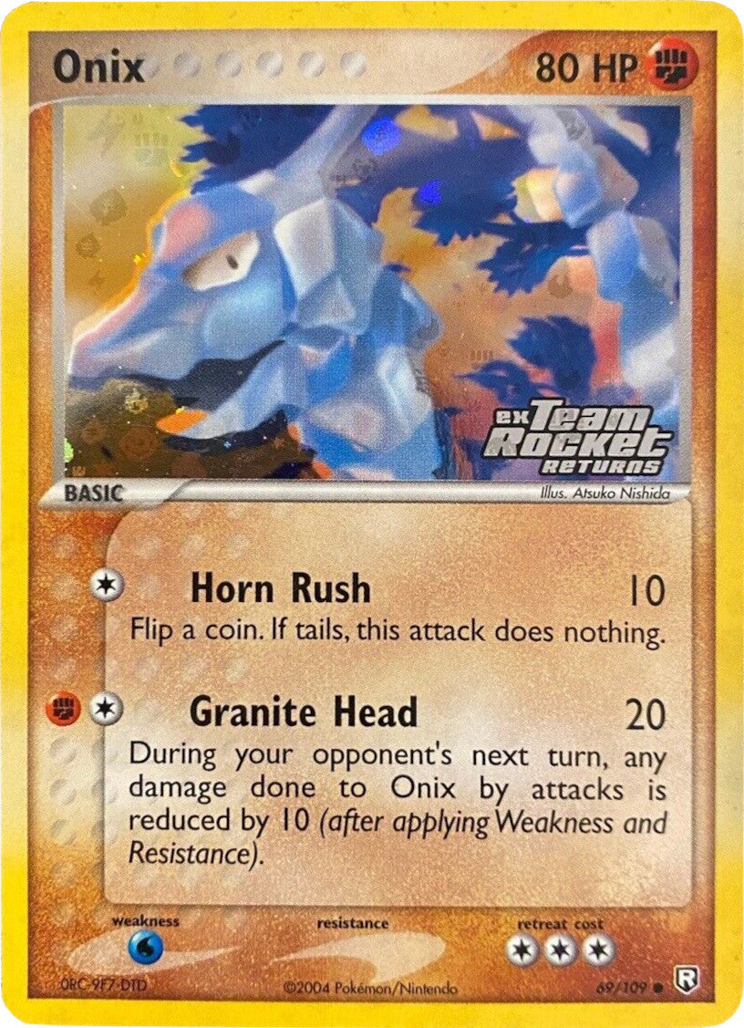 Onix (69/109) (Stamped) [EX: Team Rocket Returns] | Exor Games New Glasgow