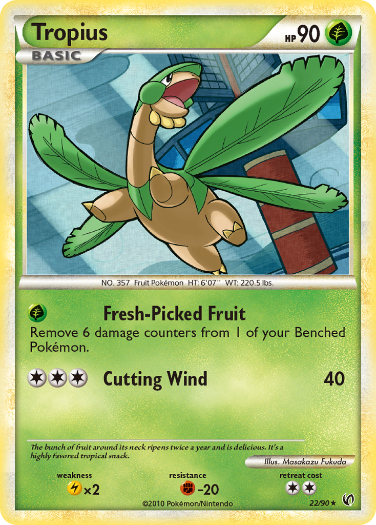 Tropius (22/90) [HeartGold & SoulSilver: Undaunted] | Exor Games New Glasgow