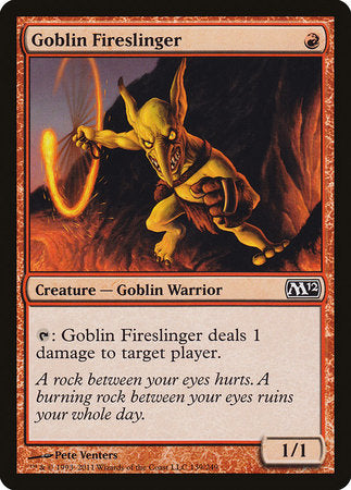 Goblin Fireslinger [Magic 2012] | Exor Games New Glasgow