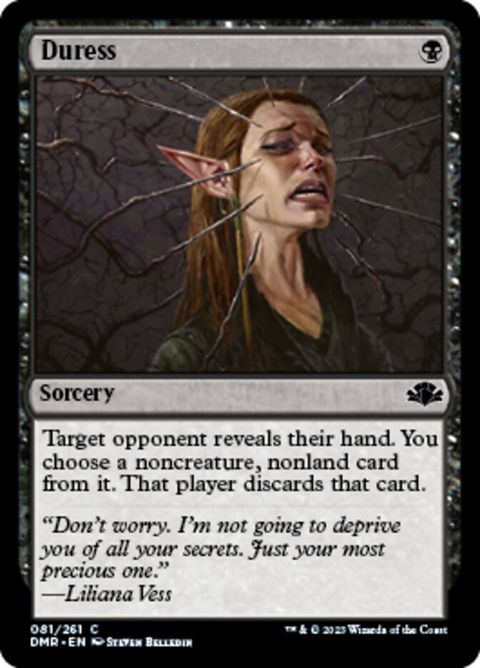 Duress [Dominaria Remastered] | Exor Games New Glasgow