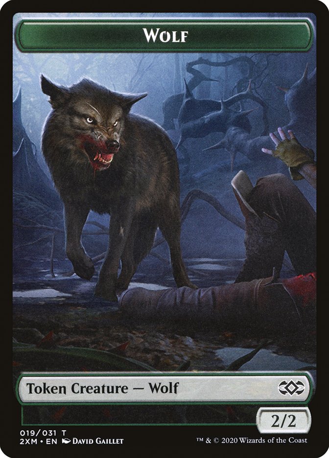 Wolf Token [Double Masters] | Exor Games New Glasgow