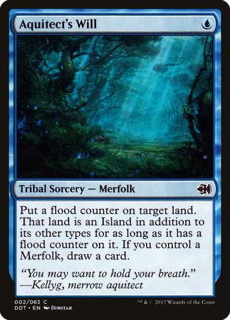 Aquitect's Will [Duel Decks: Merfolk vs. Goblins] | Exor Games New Glasgow