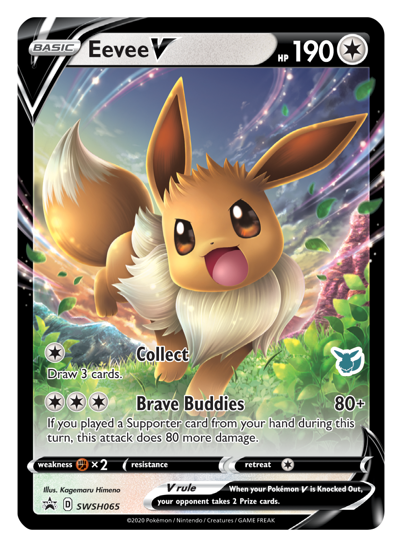 Eevee V (SWSH065) (Eevee Deck) [Battle Academy 2022] | Exor Games New Glasgow