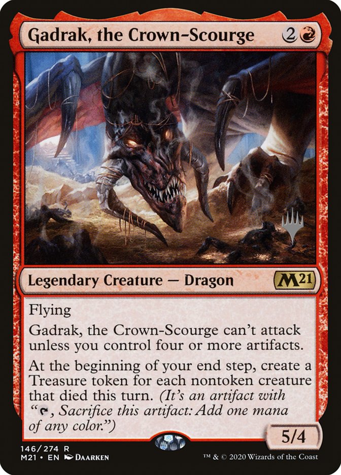 Gadrak, the Crown-Scourge (Promo Pack) [Core Set 2021 Promos] | Exor Games New Glasgow