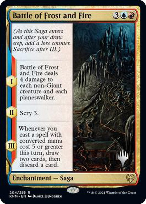 Battle of Frost and Fire [Kaldheim Promo Pack] | Exor Games New Glasgow