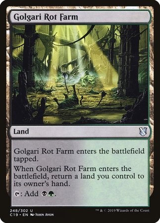 Golgari Rot Farm [Commander 2019] | Exor Games New Glasgow