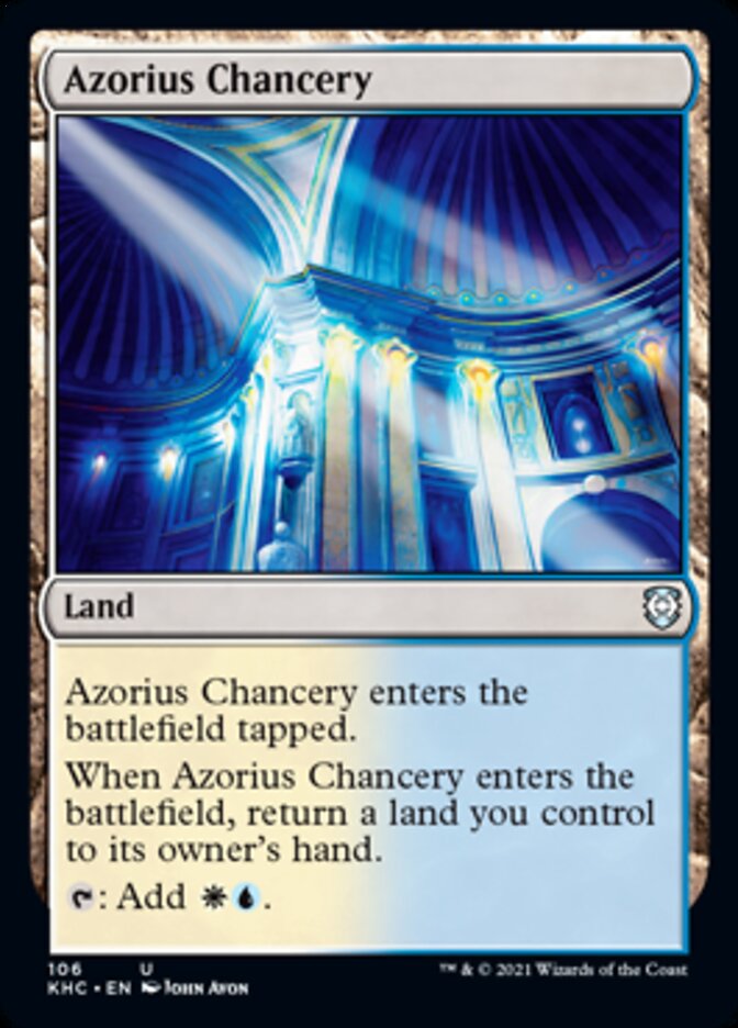 Azorius Chancery [Kaldheim Commander] | Exor Games New Glasgow