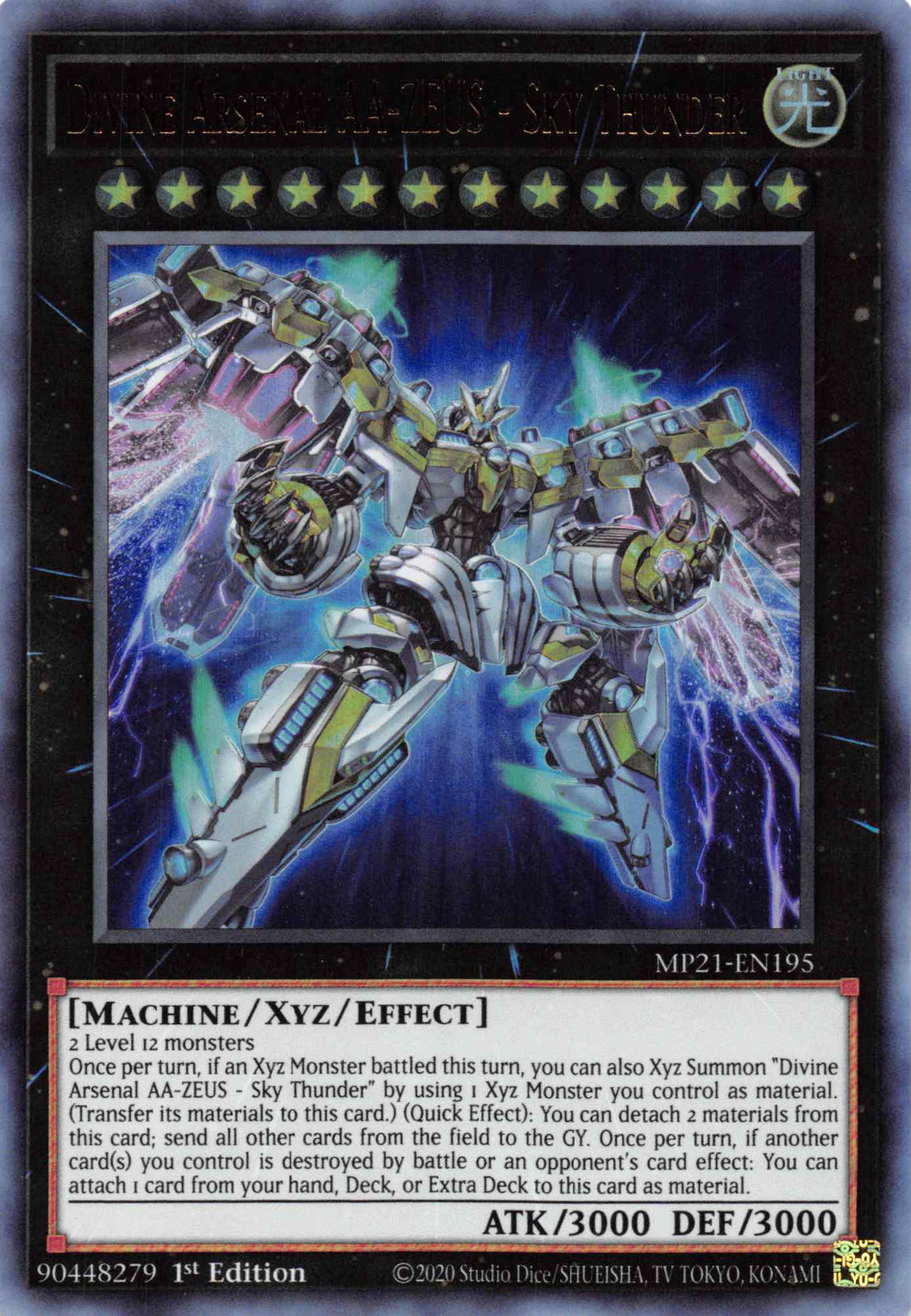 Divine Arsenal AA-ZEUS - Sky Thunder [MP21-EN195] Ultra Rare | Exor Games New Glasgow