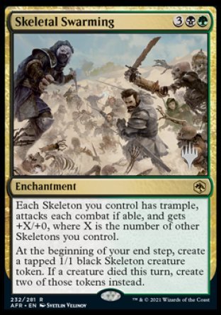 Skeletal Swarming (Promo Pack) [Dungeons & Dragons: Adventures in the Forgotten Realms Promos] | Exor Games New Glasgow