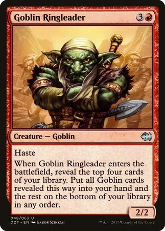 Goblin Ringleader [Duel Decks: Merfolk vs. Goblins] | Exor Games New Glasgow