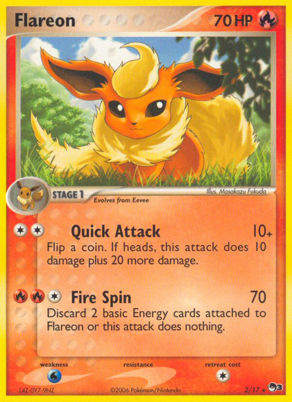 Flareon (2/17) [POP Series 3] | Exor Games New Glasgow