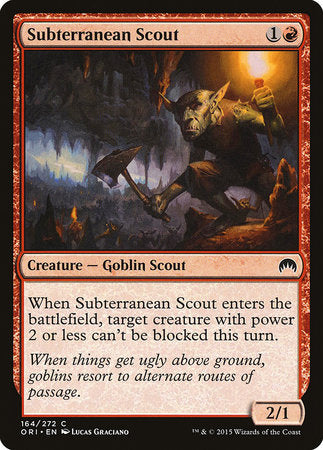 Subterranean Scout [Magic Origins] | Exor Games New Glasgow