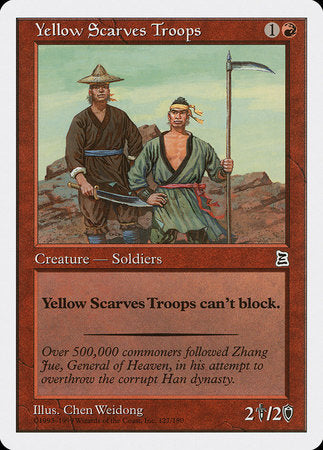 Yellow Scarves Troops [Portal Three Kingdoms] | Exor Games New Glasgow