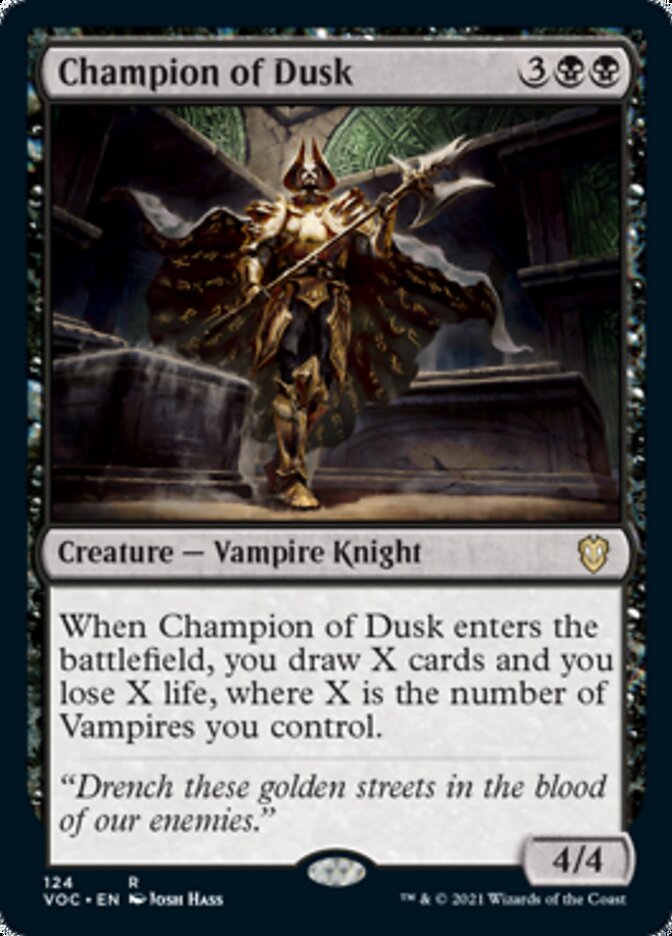 Champion of Dusk [Innistrad: Crimson Vow Commander] | Exor Games New Glasgow