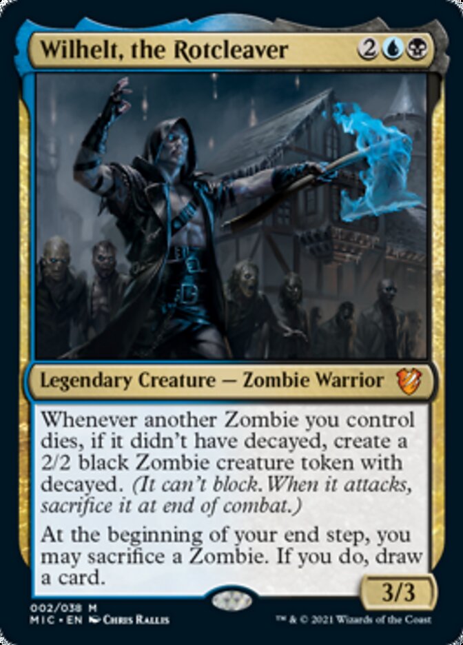 Wilhelt, the Rotcleaver (Display Commander) [Innistrad: Midnight Hunt Commander] | Exor Games New Glasgow