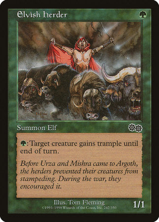Elvish Herder [Urza's Saga] | Exor Games New Glasgow