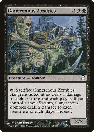 Gangrenous Zombies [Coldsnap Theme Decks] | Exor Games New Glasgow