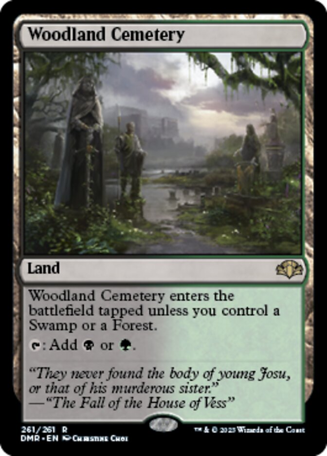 Woodland Cemetery [Dominaria Remastered] | Exor Games New Glasgow