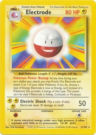 Electrode (21/102) [Base Set Unlimited] | Exor Games New Glasgow