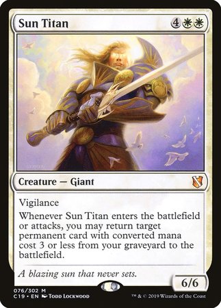 Sun Titan [Commander 2019] | Exor Games New Glasgow