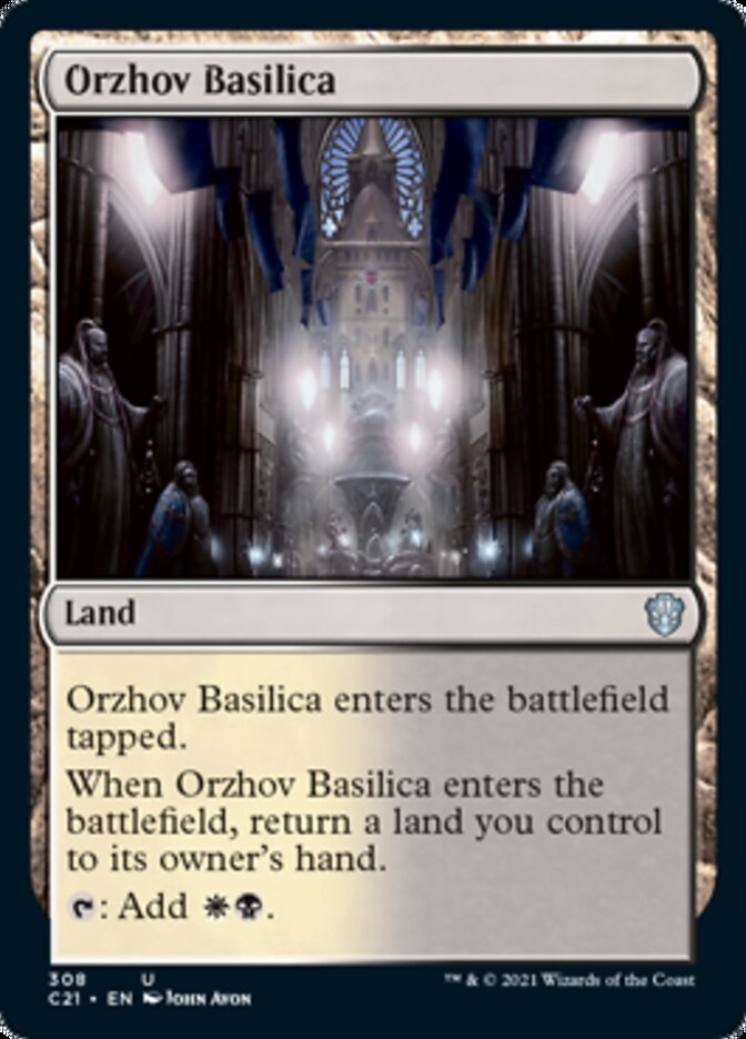 Orzhov Basilica [Commander 2021] | Exor Games New Glasgow