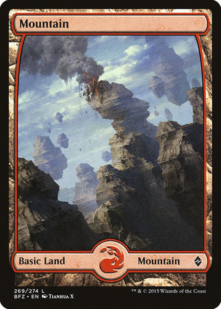 Mountain (269) - Full Art [Battle for Zendikar] | Exor Games New Glasgow