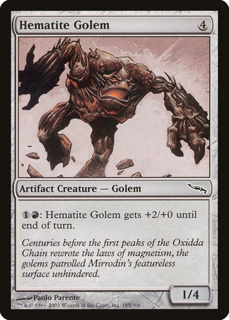 Hematite Golem [Mirrodin] | Exor Games New Glasgow